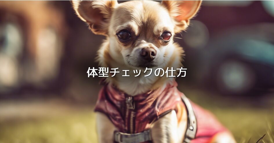 体型チェックの仕方